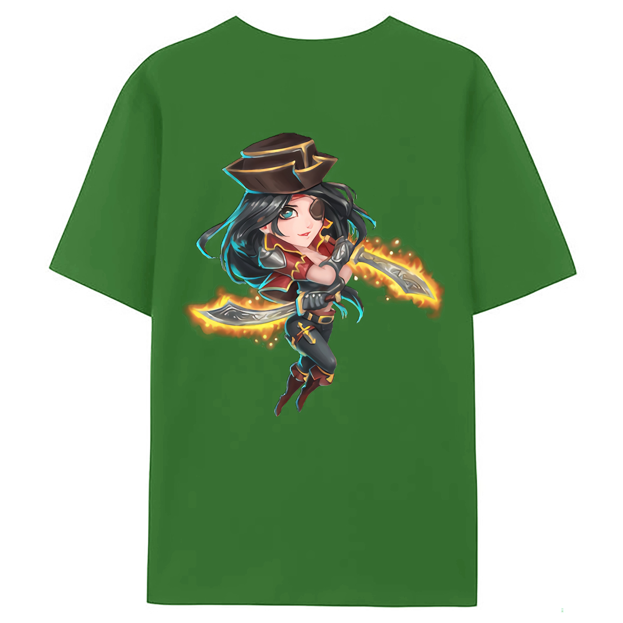 （画像用） リーグ・オブ・レジェンド League of Legends LOL レディース半袖Tシャツ(バックプリント)